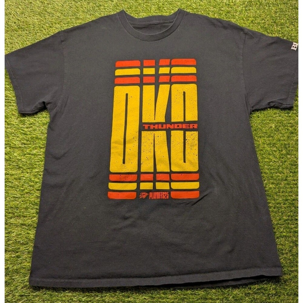 OKC Thunder 2025 NBA Playoffs Oklahoma City Men's XL T-Shirt No Tag